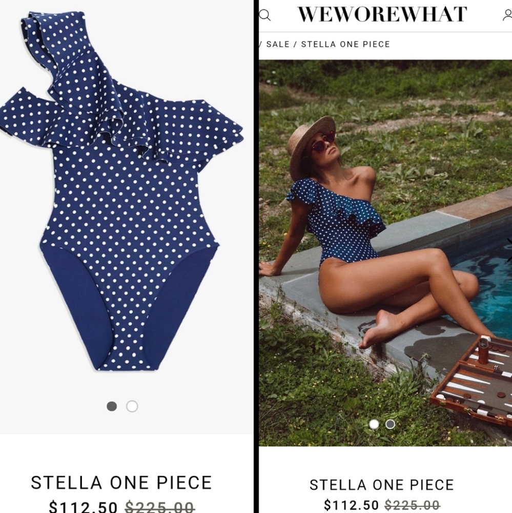 NWT We Wore What Stella one piece swimsuit